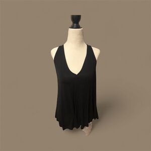 Nine Britton Black V-Neck Tank Top